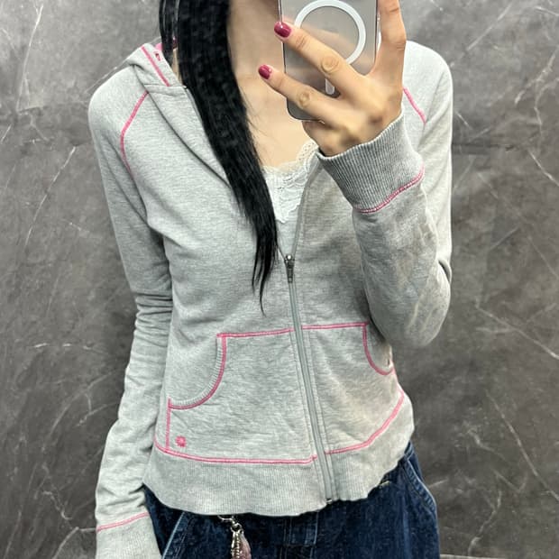 Vintage 후드집업 s110