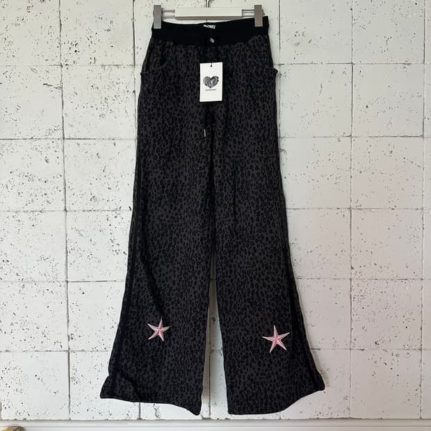 새상품 luvistrue 레오파트 스웻팬츠