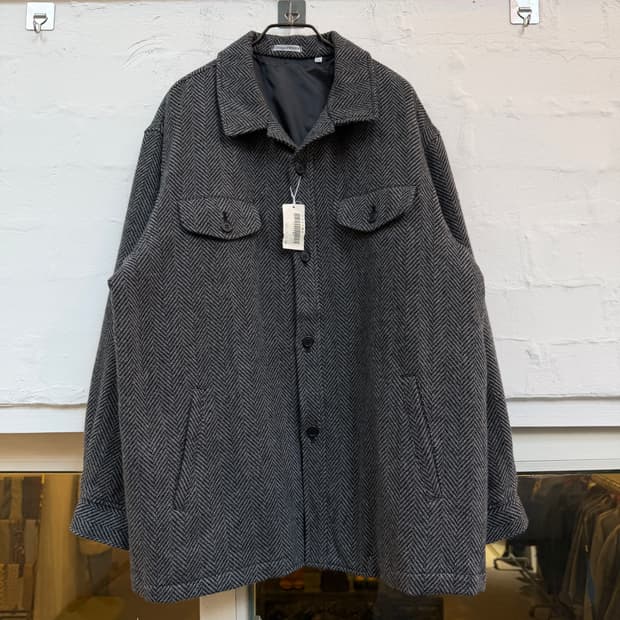 Dragonmore JPN 울 블렌드 헤링본 셔츠자켓 LL