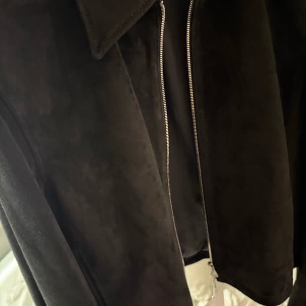 토니웩 스웨이드 자켓 블랙 판매합니다