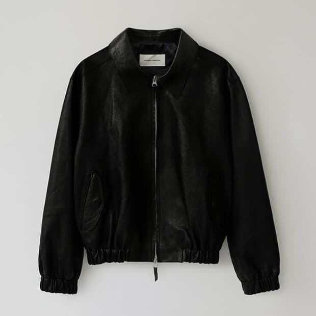 낫띵리튼 레더자켓 Vegetable leather blouson 