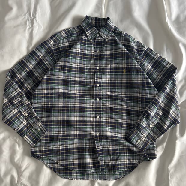 [S] 폴로 랄프로렌 빅셔츠 체크 셔츠