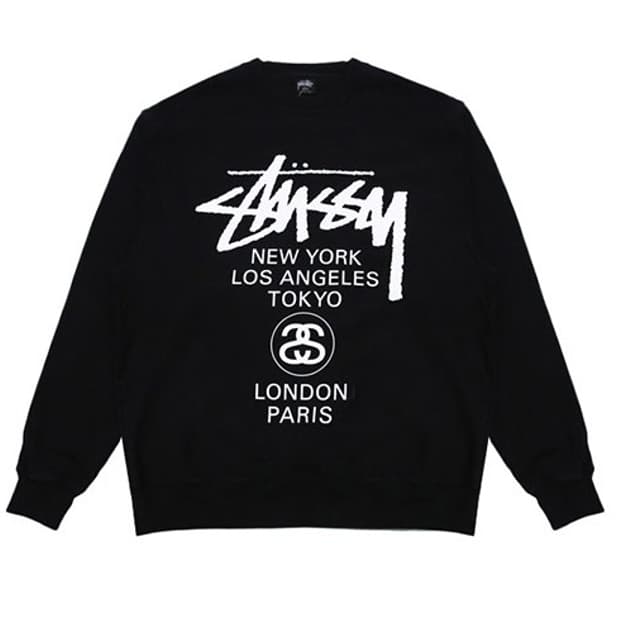 (정품 무료배송)스투시 월드투어 맨투맨