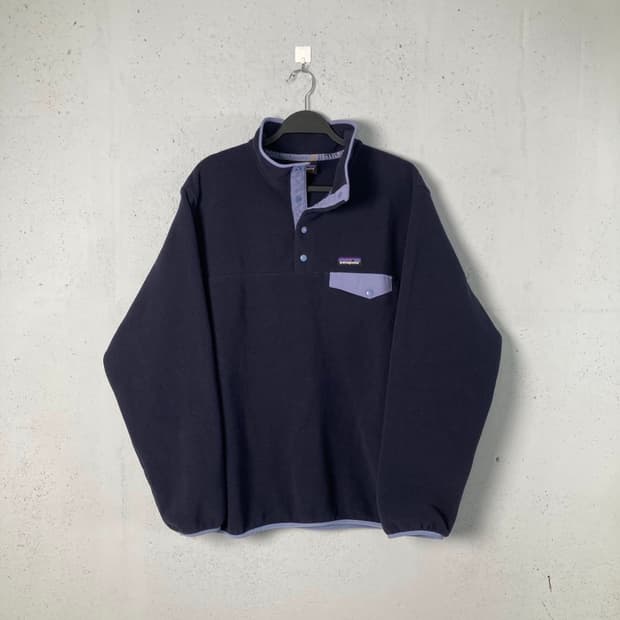 파타고니아 신칠라 네이비/스카이블루 (XXL) 새상품급