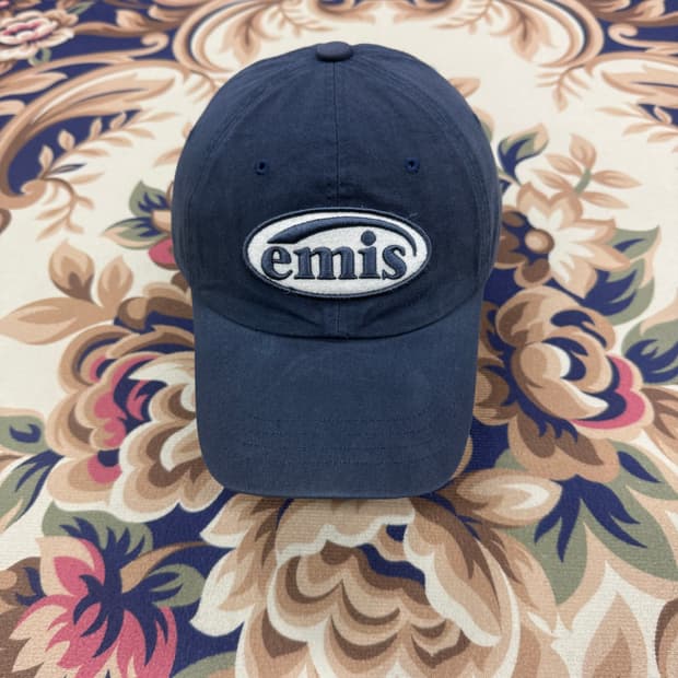 이미스 Emis 베이직 로고 볼캡(네이비)