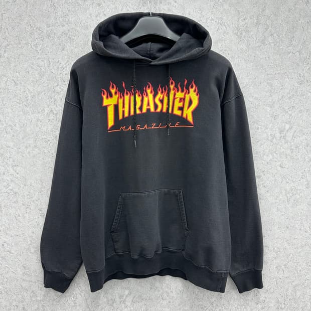 100 트레셔 워싱 피그먼트 남자 루즈핏 후드티