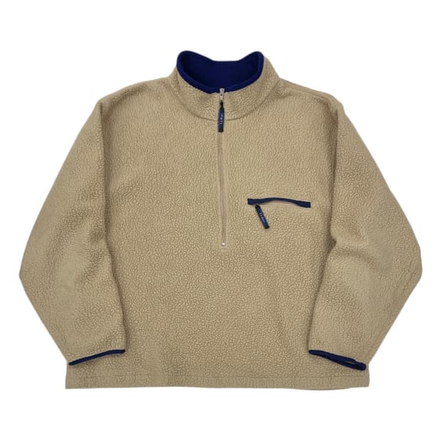 8-90’s 엘엘빈 플리스 하프집업 풀오버 