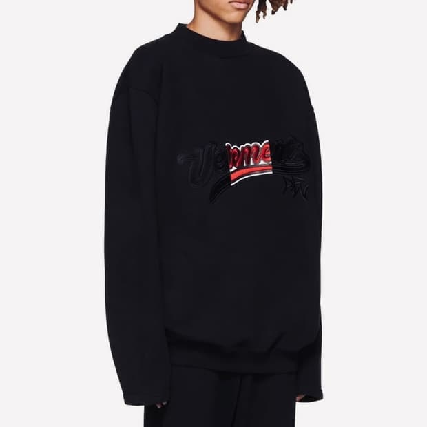 VETEMENTS 베트멍 브로 오버핏 스웻셔츠