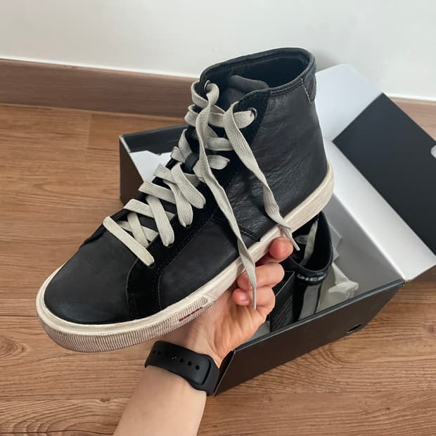 디젤 하이탑 스니커즈