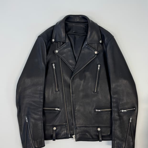 비바스튜디오 양가죽 라이더자켓