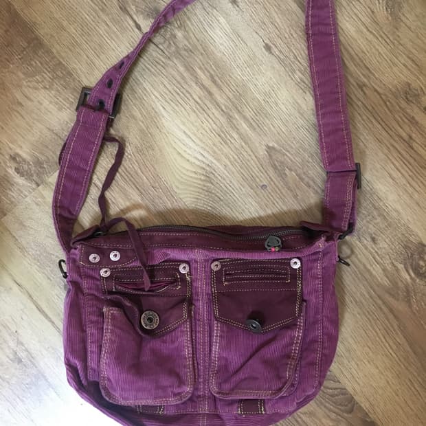 빈티지 골덴 숄더백