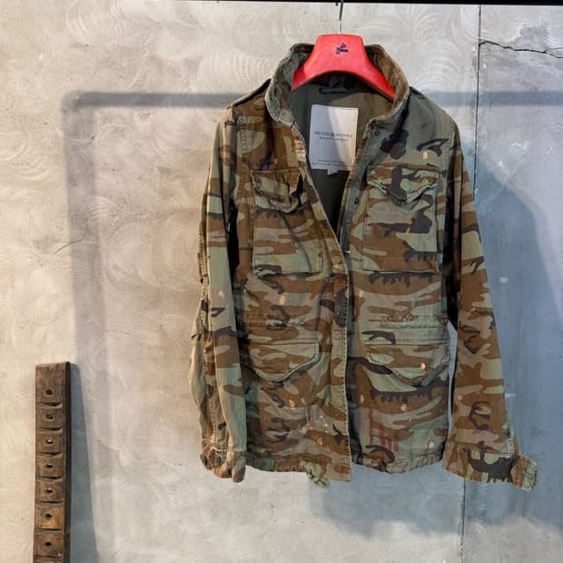 랄프로렌 데님앤서플라이 카모플라주 밀리터리 자켓 66