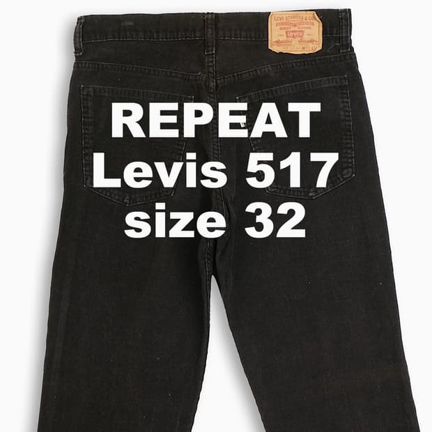 빈티지 리바이스 517 코듀로이 70s USA 32인치 LV5173375