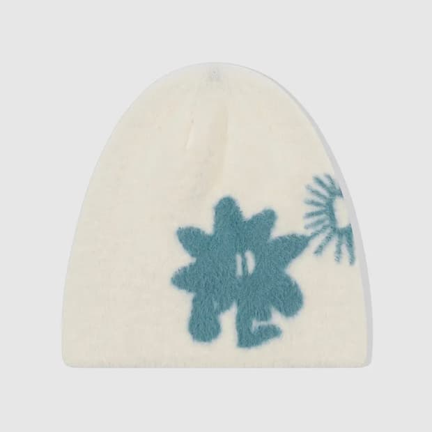 썬러브 Cali Shaggy Beanie Ivory 비니 아이보리
