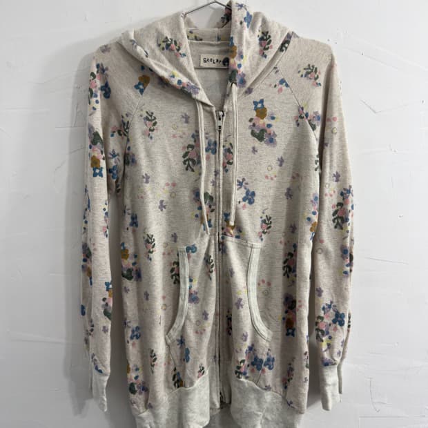 scolar flower twowayhood zipup