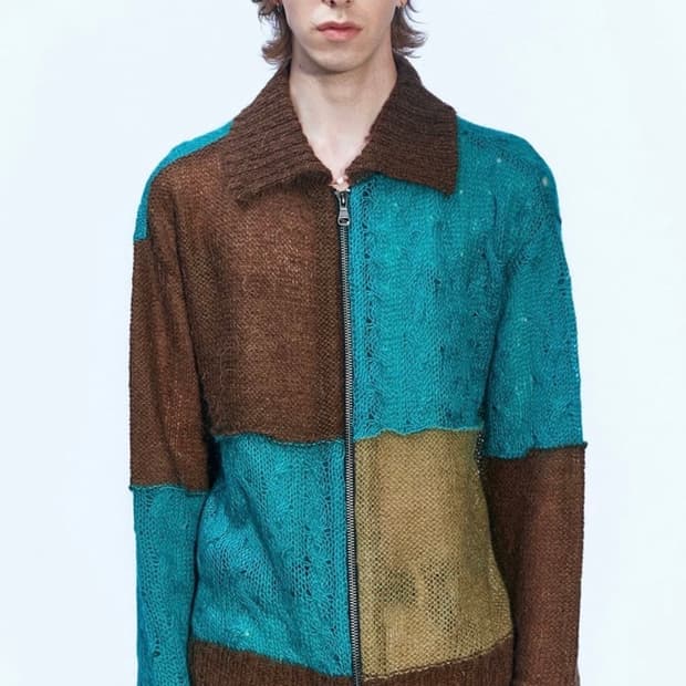 앤더슨벨 마테이라 패치워크 가디건 (새상품) S