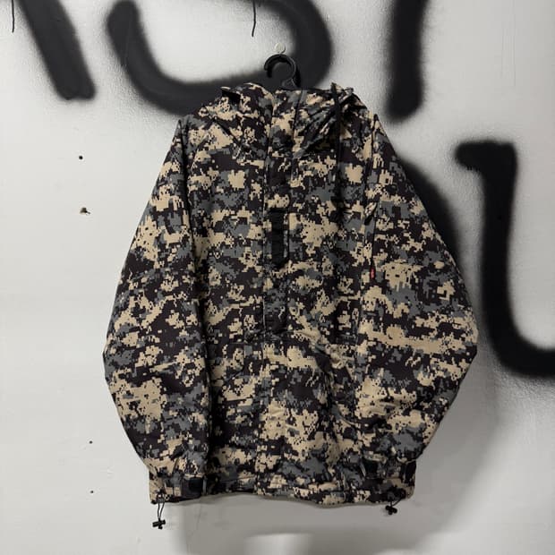 USA South Play 빅사이즈 밀리터리 디지털 카모 M-92 파카