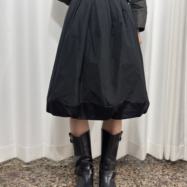 yuki tori puff midi skirt