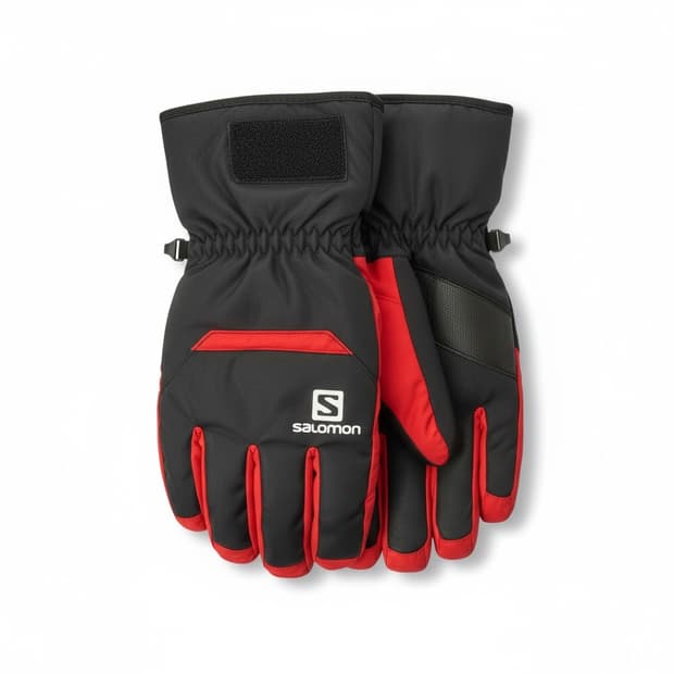 살로몬 장갑 L 블랙/레드