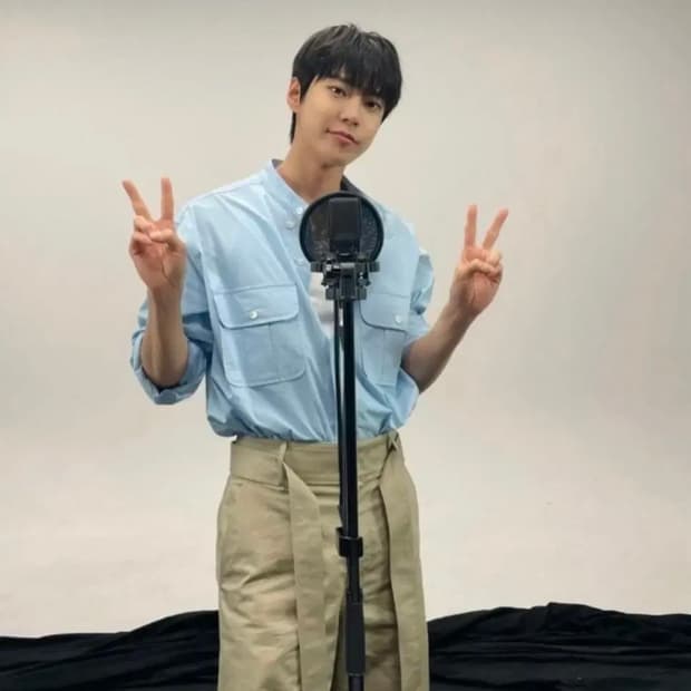 렉토 파비오 차이나 카라 셔츠 블루