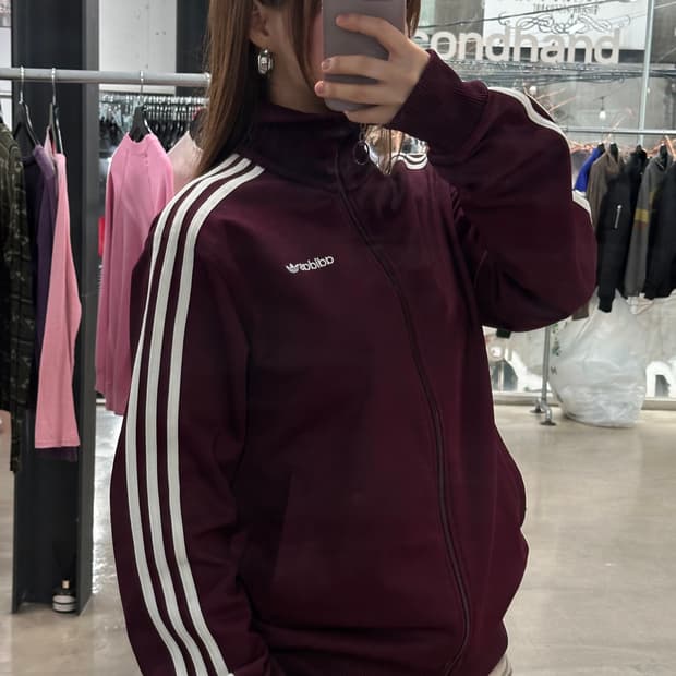 아디다스 베켄바우어 트랙 져지 버건디