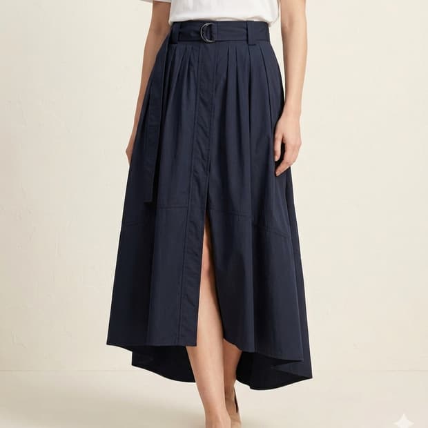 [26]시스템 벨티드 플레어 롱 스커트