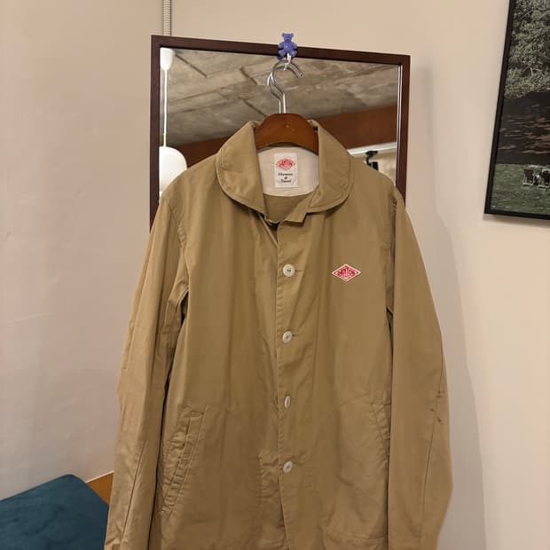 DANTON (단톤) 베이지색 라운드카라자켓