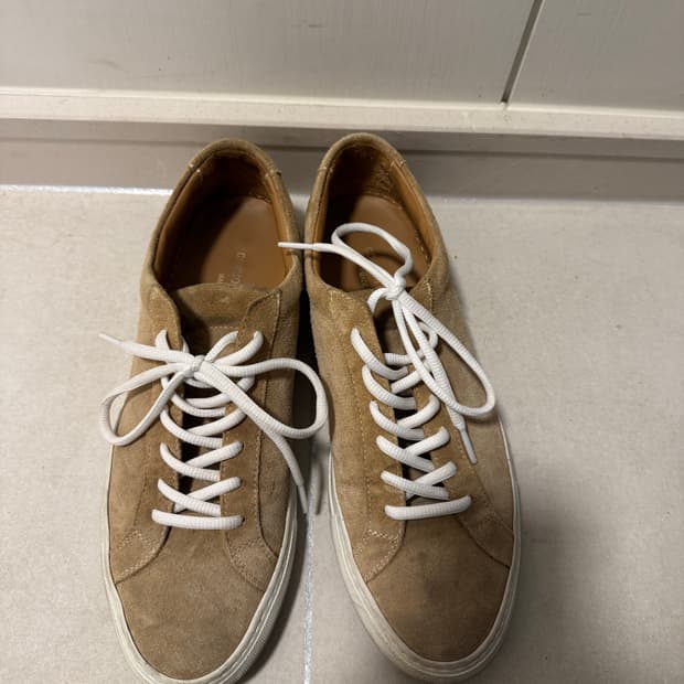 common project 커먼프로젝트 아킬레스로우 베이지스웨이드 41