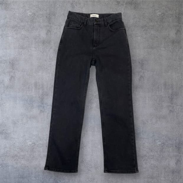 프븏스 PVCS 흑청 스트레이트 데님 팬츠 M