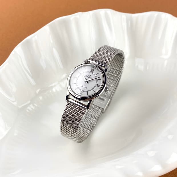 OMEGA Lady De Ville steel watch