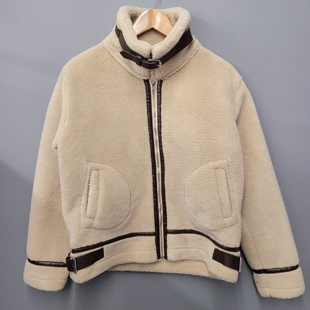 Muzak 무자크 여성 무스탕 베이지