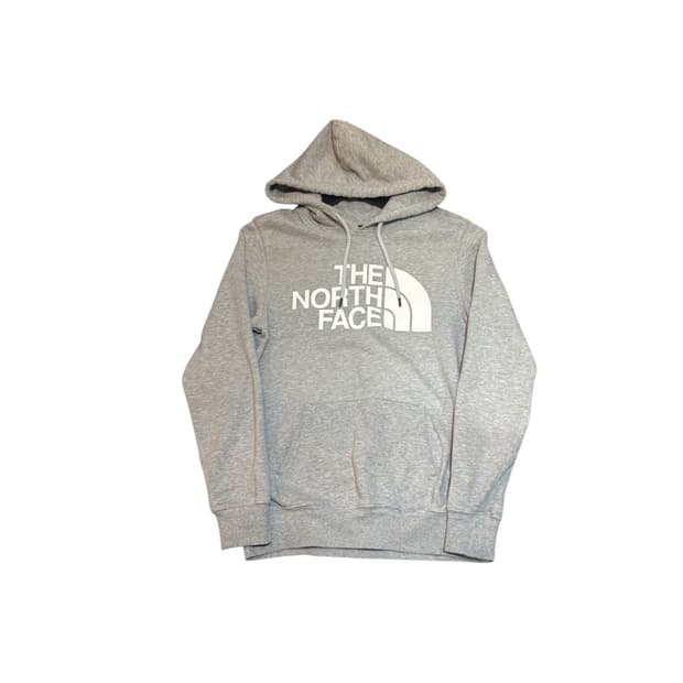 노스페이스 그레이 후드티 S