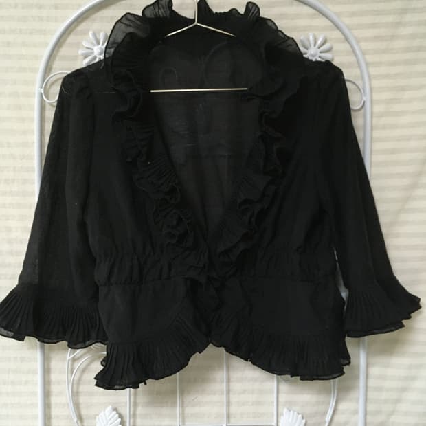 빈티지 블랙 레이스 블라우스 y2k 스트릿 갸루 펑키 일본빈티지639 f