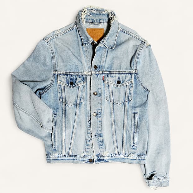 [S(100)][리바이스]90's 디스트로이드 트러커 3세대 데님 자켓
