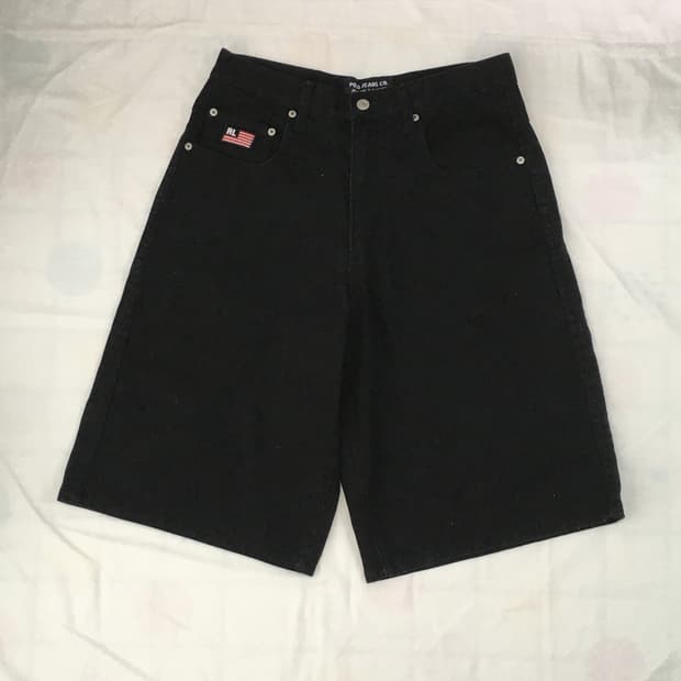 폴로 Polo 검정 버뮤다 팬츠