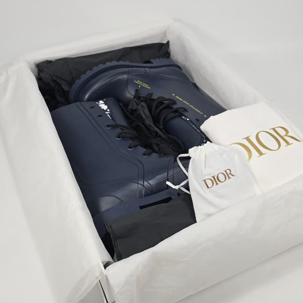 디올 오블리크 디올캠프 러버 앵클  레인부츠 ( 225~230 )