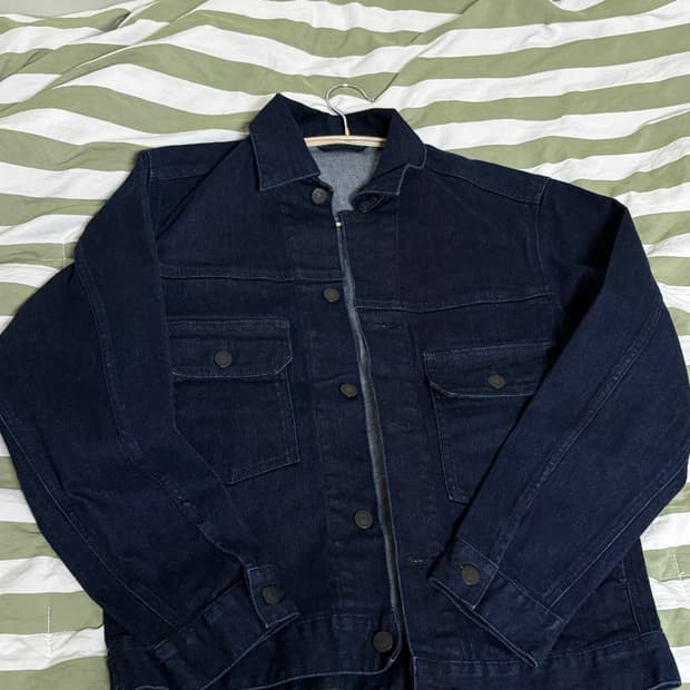 유니클로 데님자켓 s