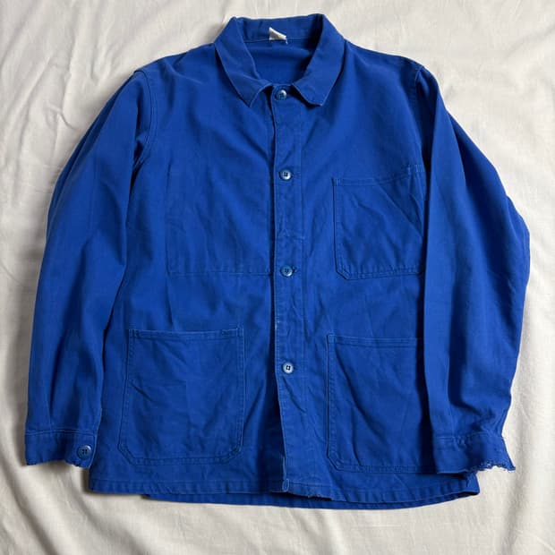 60s Bordeaux 프렌치 워크 자켓 46