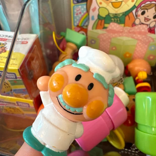 빈티지 호빵맨 토이 잼아저씨