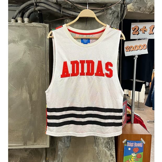 아디다스 리타오라 드래곤 농구 져지 화이트 90 #csz3844