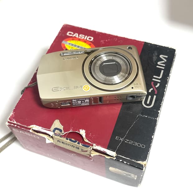[A급] 카시오 엑슬림 ex-z2300 Casio Exilim 베이지