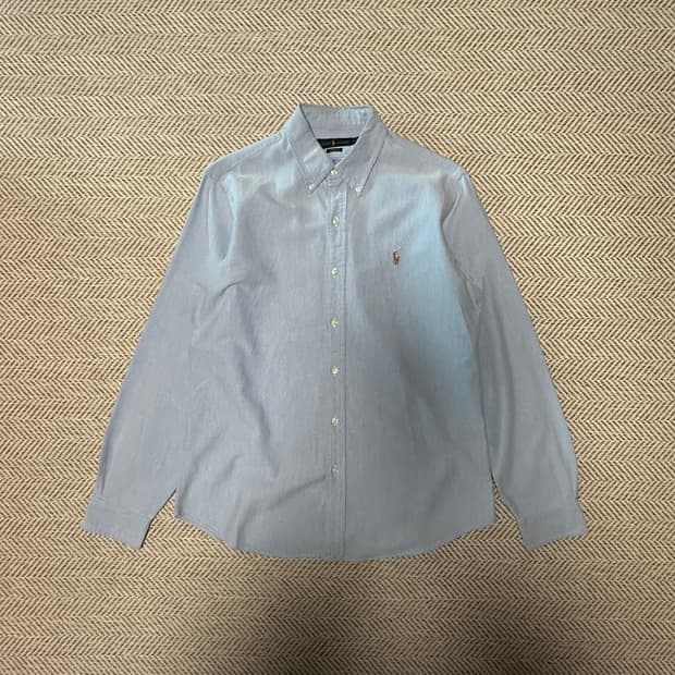 POLO RALPH LAUREN oxford shirt sky blue