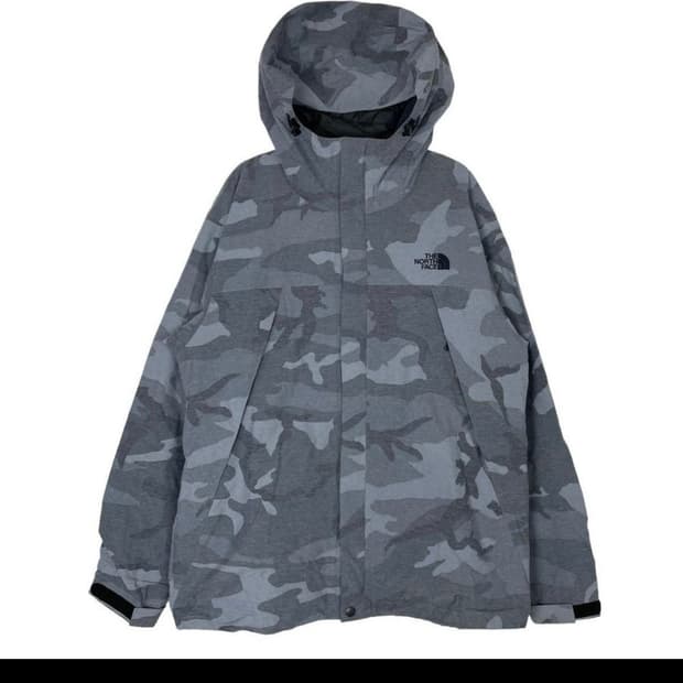 노스페이스 카모 바람막이