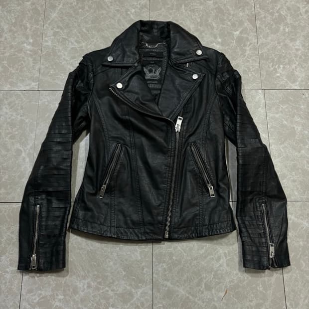 Diesel leather  jacket 디젤 슬림핏 레더 자켓