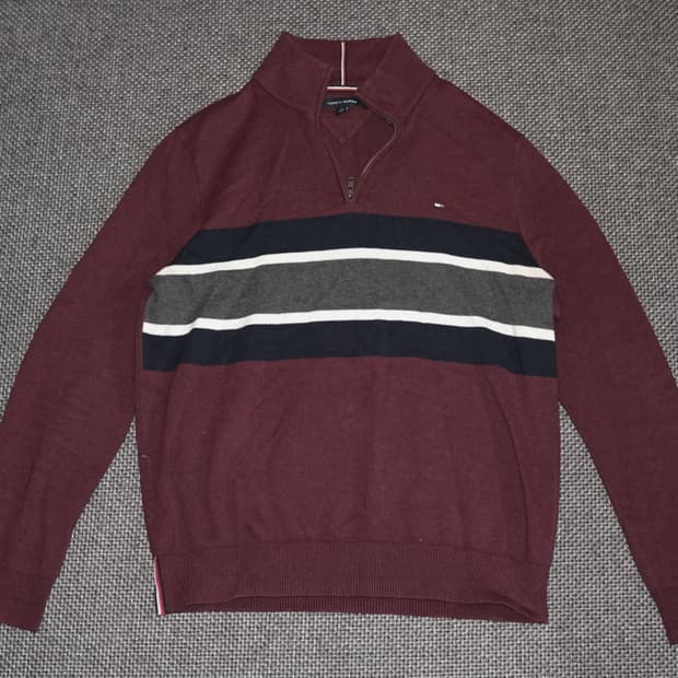 빈티지 타미힐피거 하프집업 