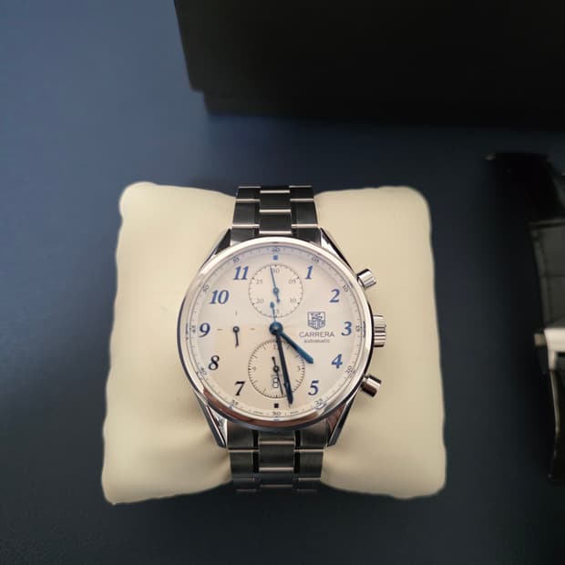 태그호이어 까레라 헤리티지 1887 블루핸즈