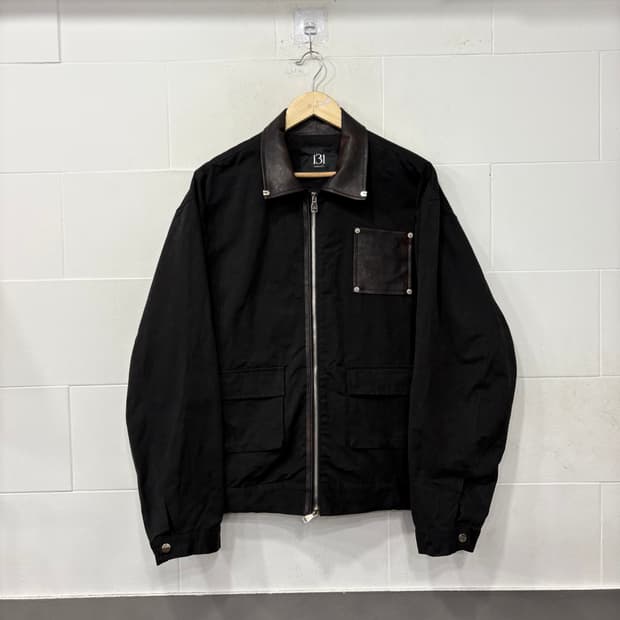 131ensenti 왁스드 모터 자켓