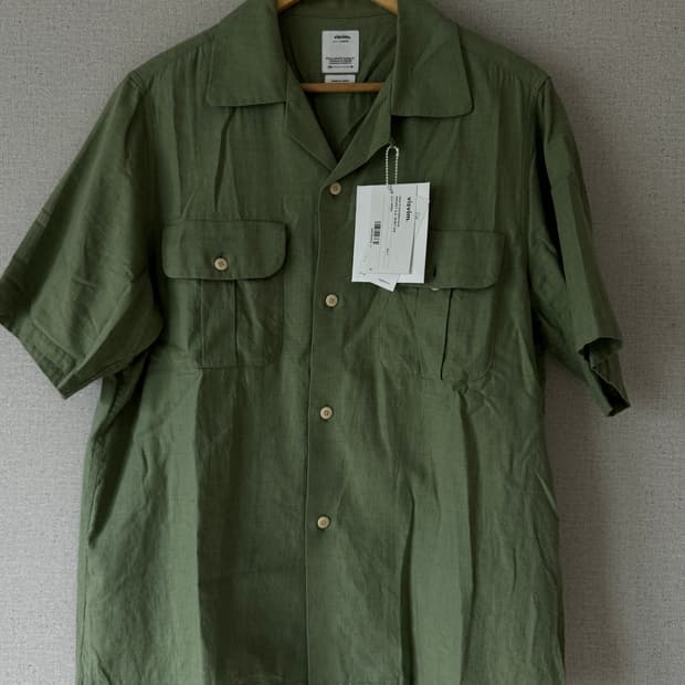 [2]Visvim KEESEY G.S. SHIRT S/S.green