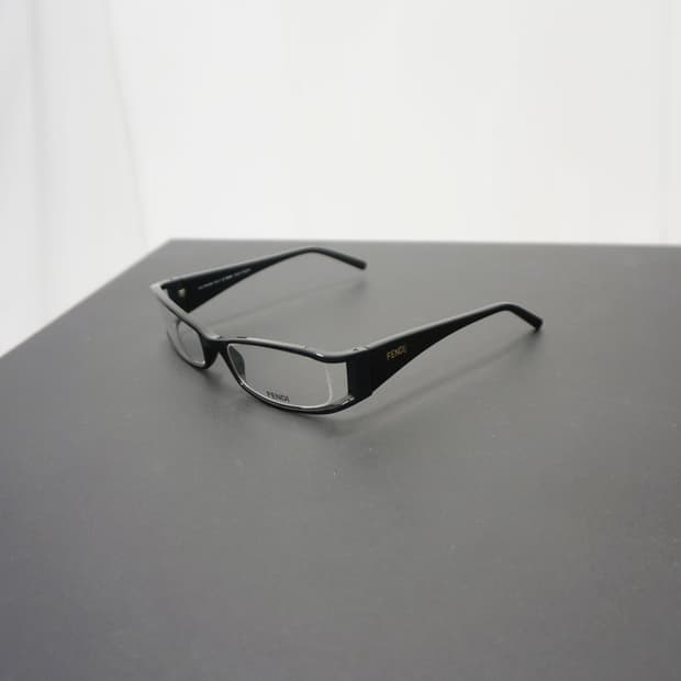 FENDI rectangular acetate frame glasses