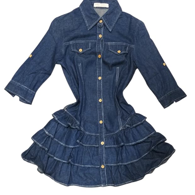 빈티지 체크 캉캉원피스 베이비돌 그런지페어리 히메갸루 캐캐체 핀터깔 펑크